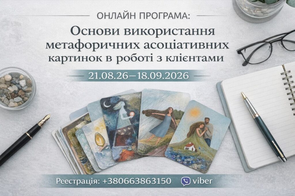Основи використання метафоричних асоціативних картинок в роботі з клієнтами